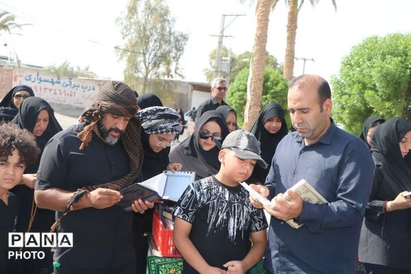 شور حسینی جاماندگان اربعین در فهرج