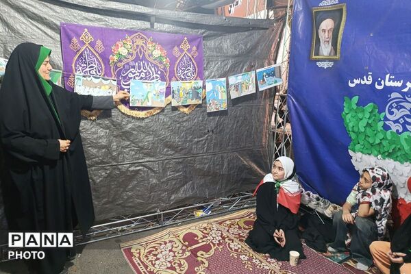 از روایتگری غدیر تا پاسداشت مقام سادات در موکب فرهنگیان شهرستان قدس