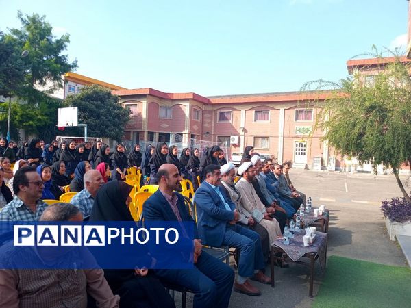 مانور بازگشایی مدارس در دبیرستان جمشیدنژاد شهرستان آمل 