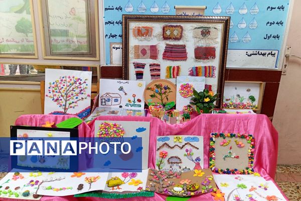 نمایشگاه صنایع دستی و طرح جابربن حیان در مدرسه فردوسی اردبیل