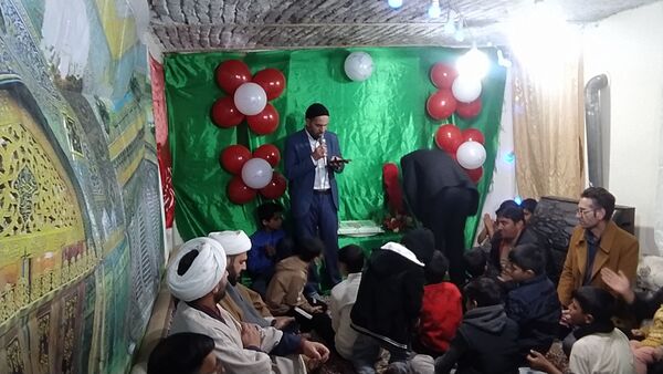 جشن میلاد طفل شش ماهه کربلا در هیئت علی‌اصغری فداف