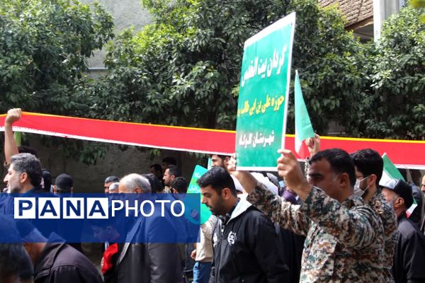 راهپیمایی روز جهانی قدس در گلوگاه 