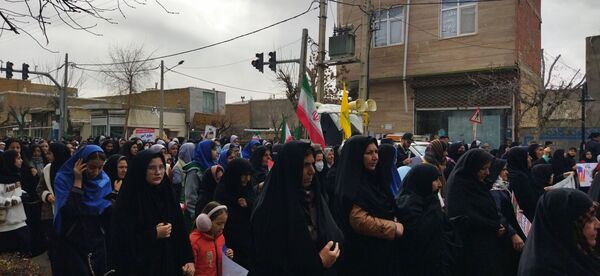 راهپیمایی 22 بهمن راز جرگلان 