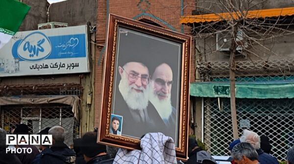 راهپیمایی خشم و نصر مردم نیشابور 
