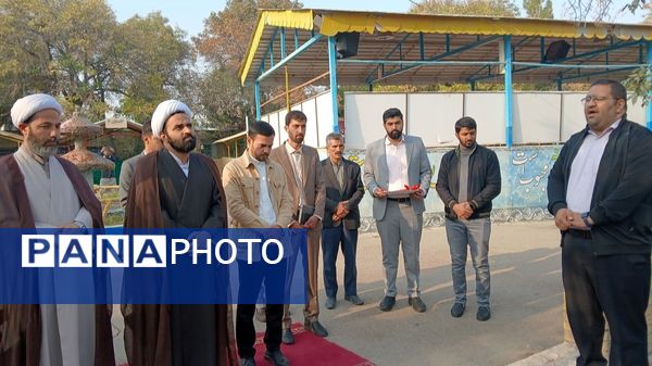 افتتاح زمین چمن اردوگاه شهید هاشمی‌نژاد مشهد