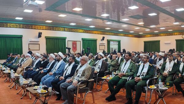 آیین افتتاح همزمان دبستان و کلنگ‌زنی سالن مطالعه مجموعه امام حسین(ع) در مشهد
