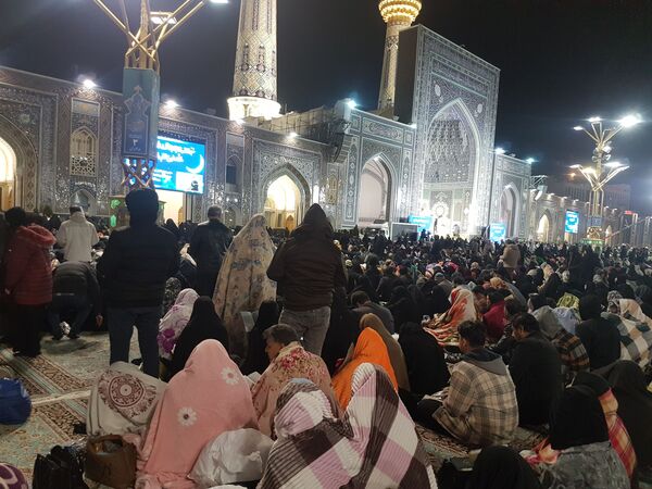 مراسم شب احیای بیست و سوم درحرم مطهر رضوی