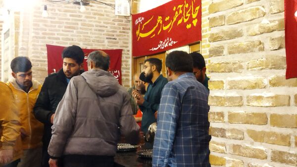 گذری بر چایخانه حضرت فاطمه زهرا در مسجد جامع نیشابور 