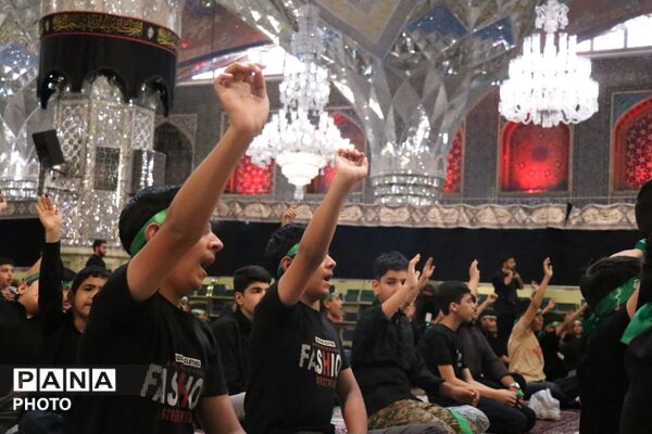 طنین «احلی من العسل» در حرم؛ عهد دوباره نوجوانان با عاشورا