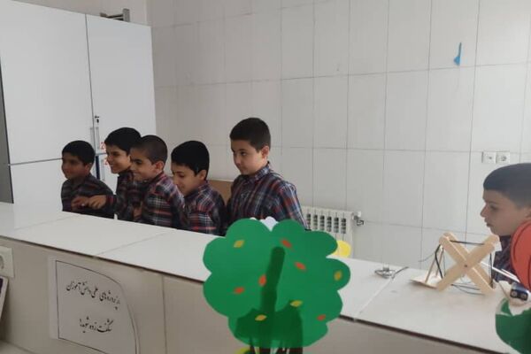نمایشگاه آثار طرح جابر بن حیان در آموزشگاه معارف ۶ ناحیه ۳شیراز 