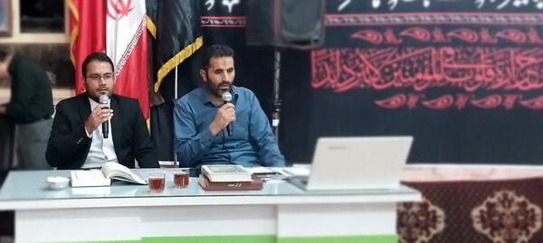 افتتاحیه جلسه قرآنی شهدای روستای فدافن