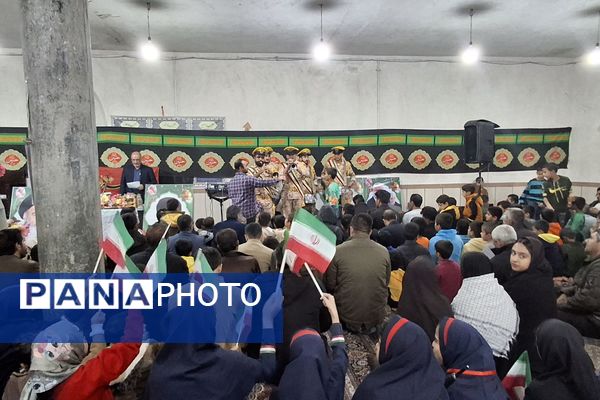 تشییع شهید گمنام در روستای ملا انبار کوهمره نودان 