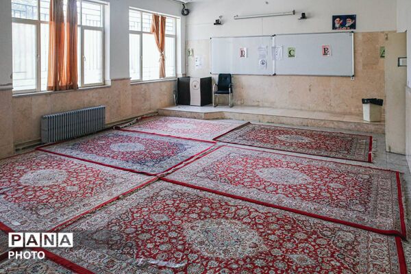 برپایی موکب در دانشگاه بین‌المللی امام رضا علیه‌السلام