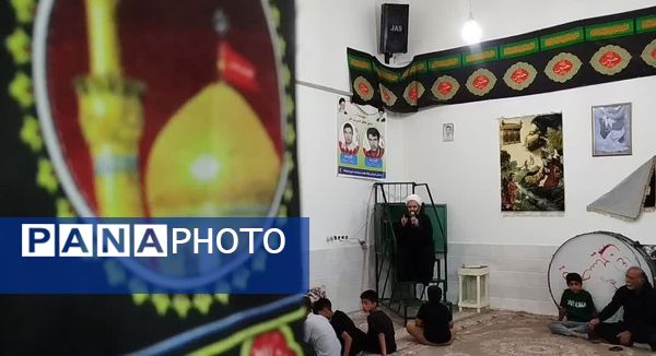 رئیس اداره اوقاف کاشمر میهمان عزاداران تکیه فاطمه زهرا (س) روستای قوچ پلنگ