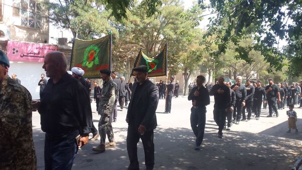 مراسم اربعین حسینی با حضور پرشور مردم باخرز برگزار شد