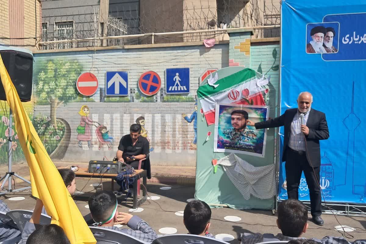 نام شهید شهریاری، میراث دانش آموزان معراج ۲