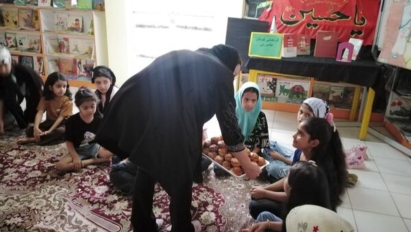 گردهمایی کودکان عاشورایی در کانون پرورش فکری کودکان و نوجوانان حاجی‌‌‌آباد 