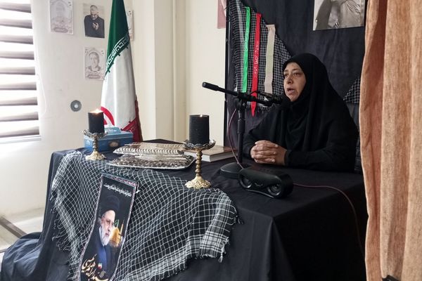 مراسم عزاداری شهادت شهدای خدمت در آموزش و پرورش رودهن 