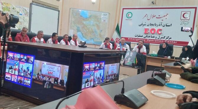 تقدیر از امدادگران هلال‌احمر آذربایجان شرقی در قالب پویش «سپاس امدادگر»