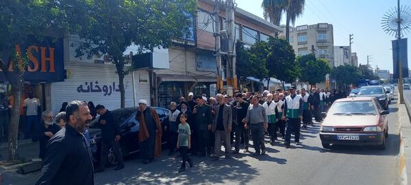 عزاداری شهادت ثامن‌الحجج(ع) در جویبار