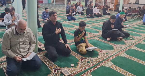 شب دوم محرم در مسجد صاحب‌الزمان آشخانه