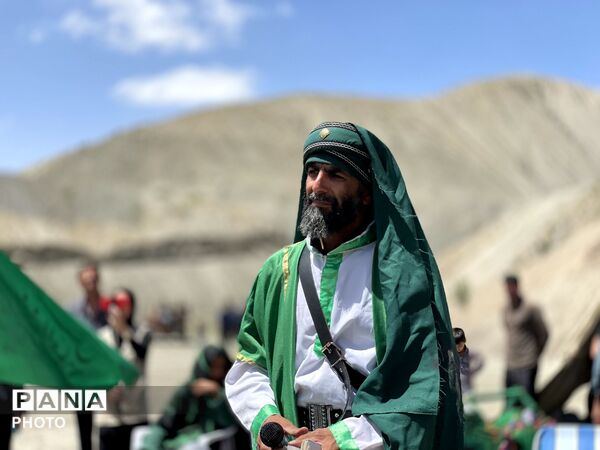 مراسم نمادین تعزیه خوانی اباعبدالله الحسین در شهر بار