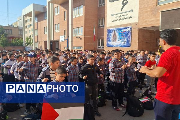 دانش آموزان شیرازی جنایات اسرائیل را محکوم کردند