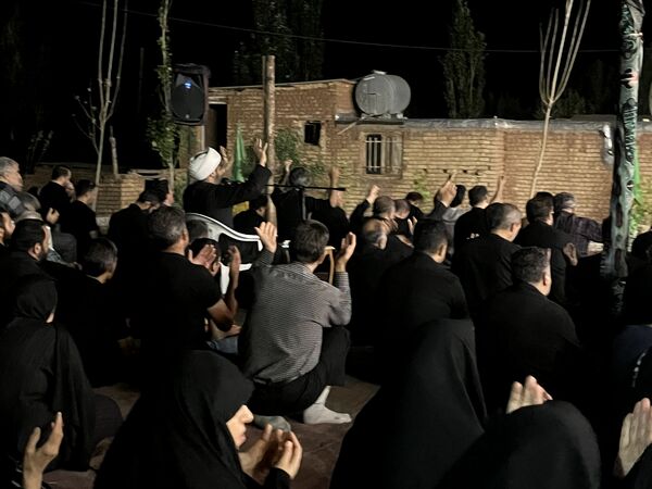 عزاداری دلسوختگان حسینی در روستای کرسگان
