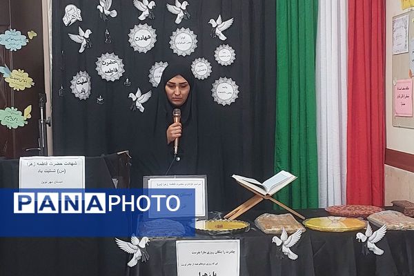 موج عشق به دخت پیامبر(ص) در مدارس فیروزکوه طنین‌انداز شد