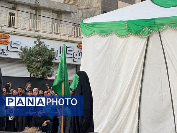 روضه مصور روز عاشورا همراه با مراسم خیمه‌سوزان در مشهد 