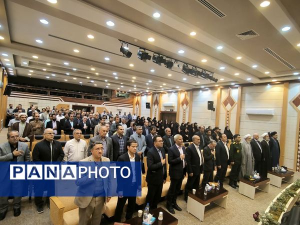 مراسم تکریم مدیر پیشین آموزش و پرورش شهرستان گناباد