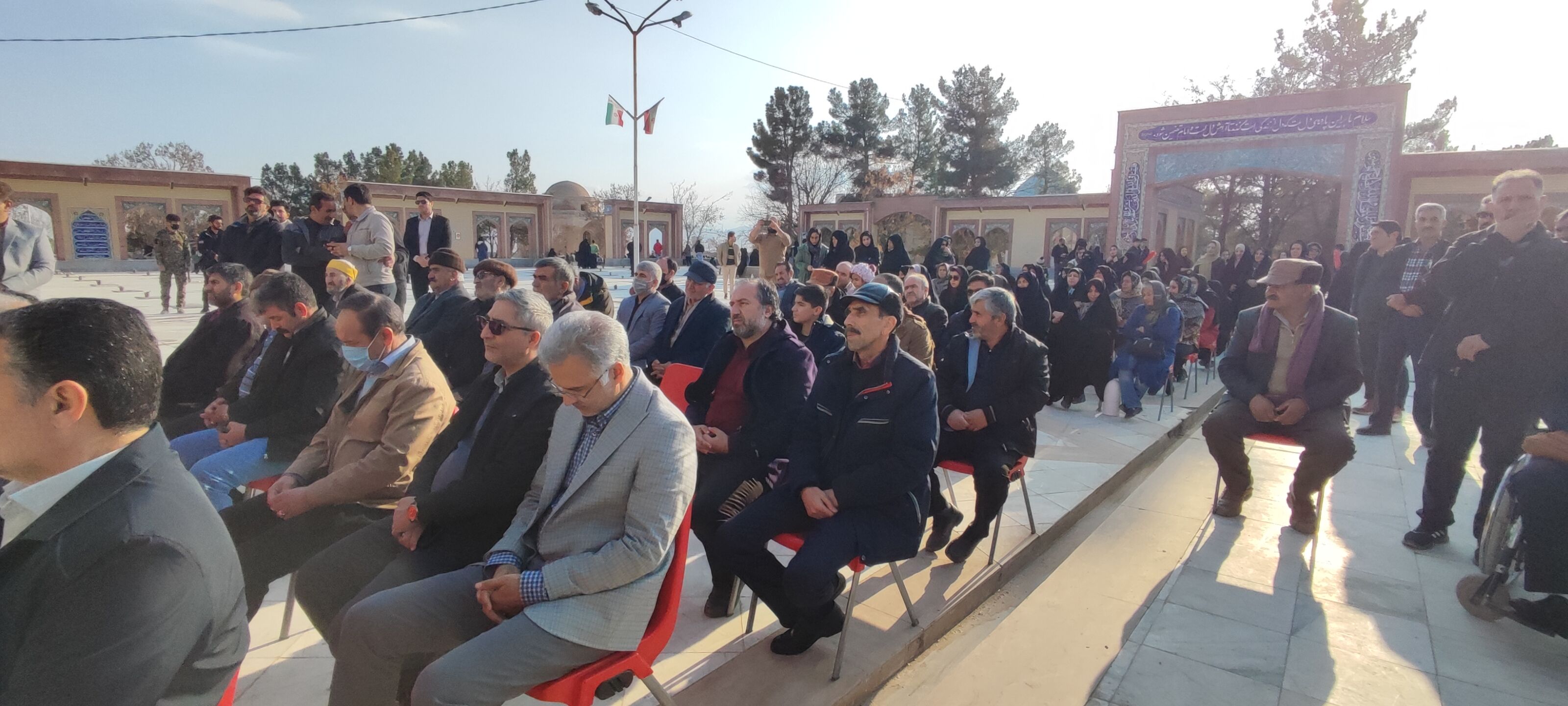 جشن پدران آسمانی در گلزار شهدای شهر زیارت