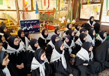 غبارروبی مزار شهدا در گناباد