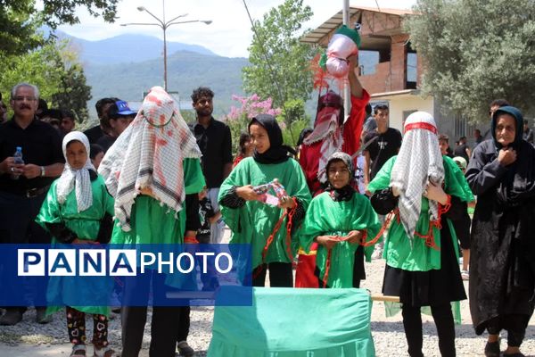 عزاداری عاشورای حسینی در بخش کلباد گلوگاه 