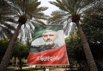 به یاد شهدای اقتدار و امنیت پرچم  شهدا برافراشته شد