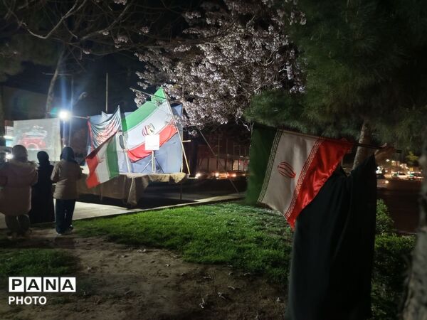 حضور مردم نمایشی از اتحادوهمبستگی دربلوار جمهوری نیشابور