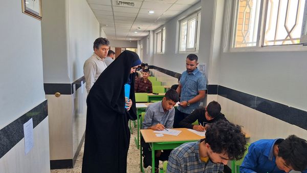 بازدید سرپرست اداره آموزش و پرورش استثنایی استان از روند برگزاری امتحانات نوبت دوم