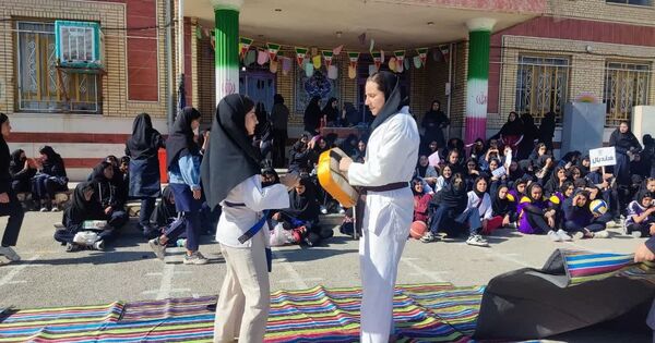 مسابقات ورزشی دانش‌آموزی در شهرستان مرودشت