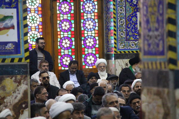 گرامیداشت حماسه ۹ دی در مسجد حظیره یزد