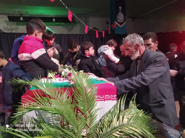 تشییع پیکر مطهر شهدای گمنام در سرار شهرستان برخوار