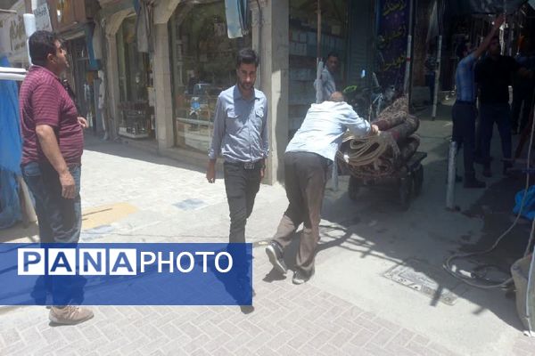 بازدید از بازار قدیمی فرش مشهد به‌مناسبت روز ملی فرش