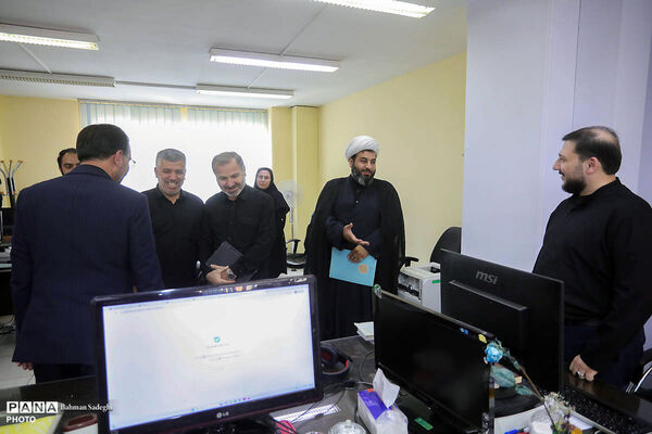 بازدید مسئول سازمان بسیج دانش‌آموزی کشور از خبرگزاری پانا