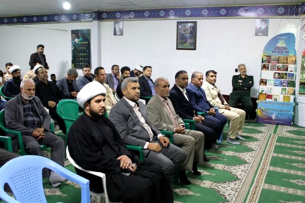 مراسم گرامیداشت شهید مقاومت در محل سپاه ناحیه شهرستان خلیل‌آباد