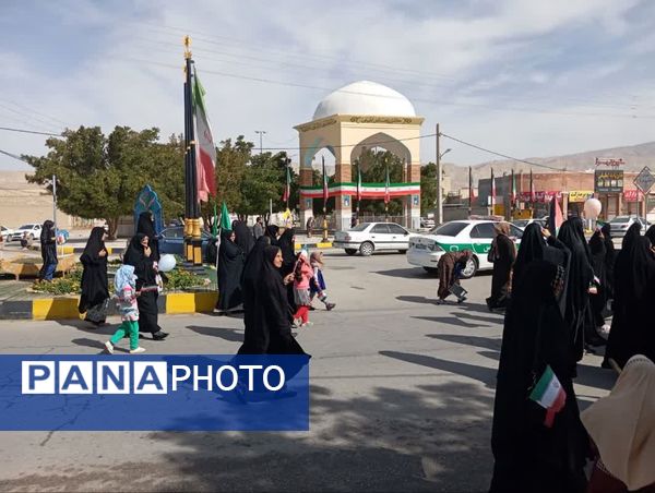 راهپیمایی 22 بهمن در لارستان 