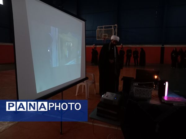 عزاداری دختران ورزشکاران شهر جعفریه به‌مناسبت شهادت حضرت فاطمه زهرا(س) 