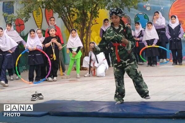 شور و نشاط ورزشی در دبستان سارا شهرستان ملارد