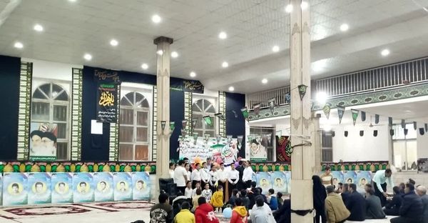 جشن سالروز پیروزی انقلاب اسلامی در  حسینیه روستای مهدی آباد خلیل آباد 