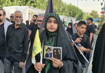 حماسه جاماندگان اربعین در شهر تهران 