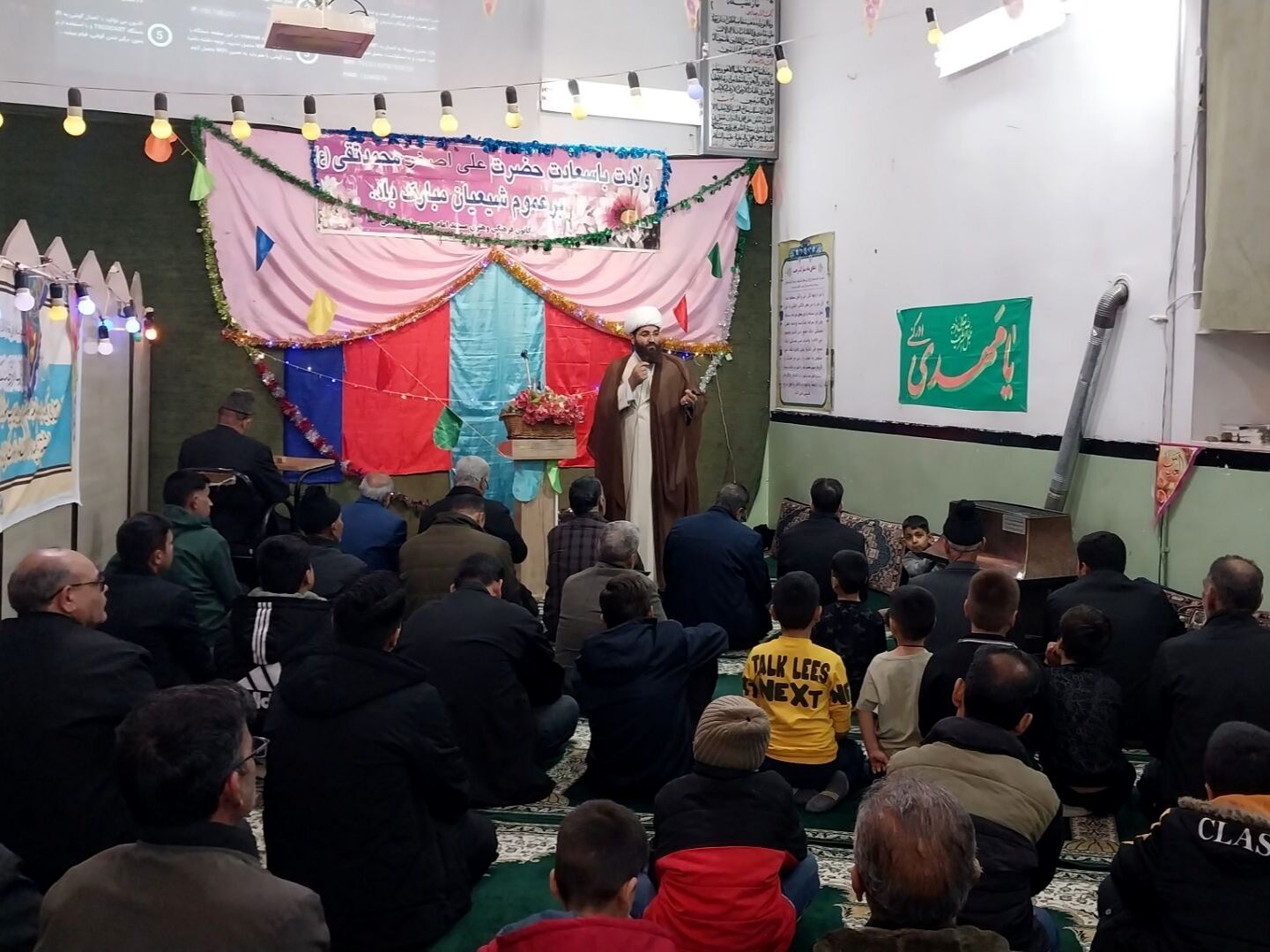 جشن میلاد امام جواد(ع) در مسجد امام حسین فدافن