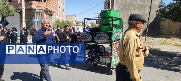 هیئت عزادارن مسجد قمر بنی هاشم شهرستان شیروان